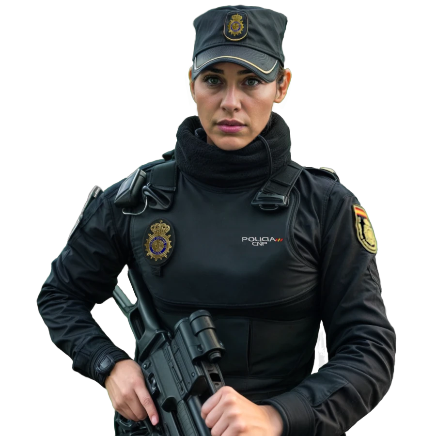 mujer policía nacional